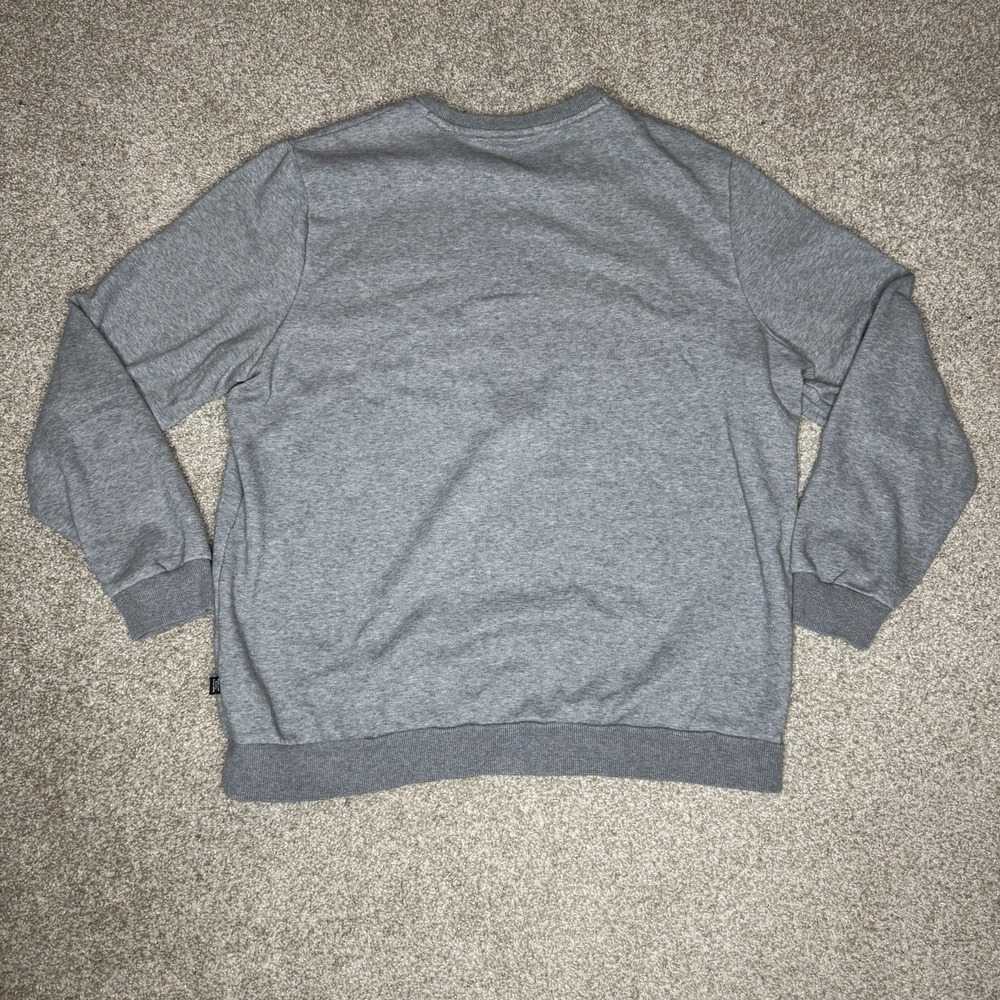 Puma Crewneck Sweatshirt Men's Size XLarge (Fit Large) Grey Comfort Light Weight - Picture 2 of 8